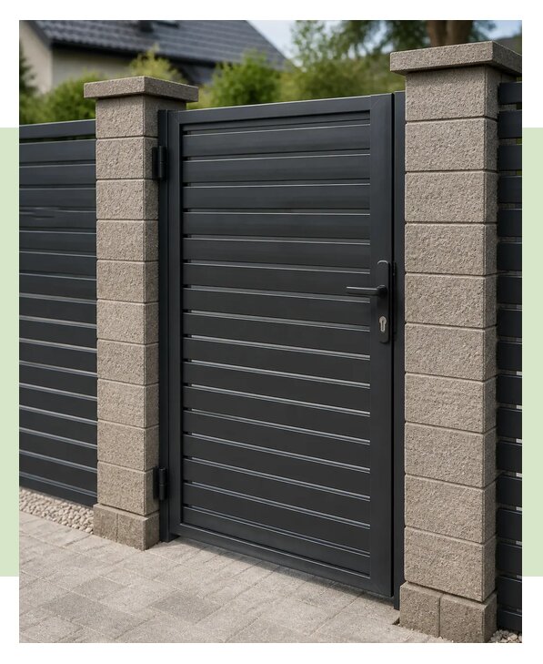Калитка для забора в Куйбышеве по цене от 8814 р. | ЗаборЭксеперт-Кбш
